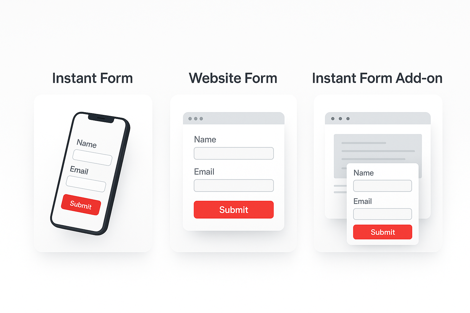 Form types illustration placeholder